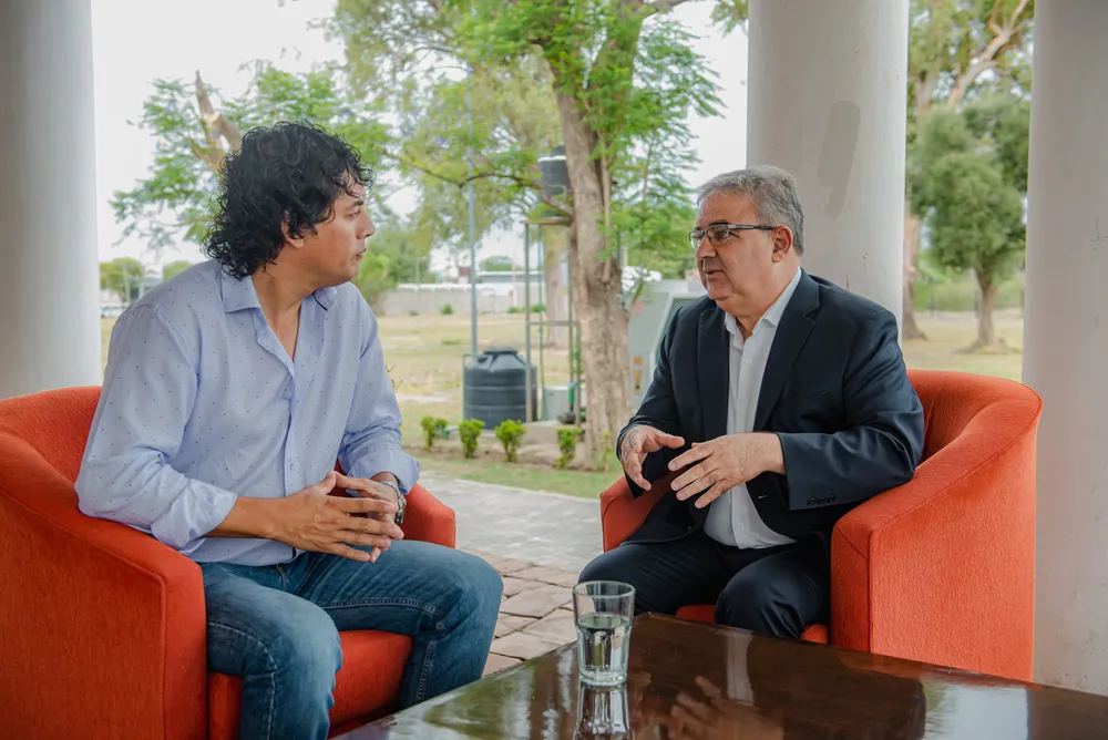 Raúl recibió al intendente electo de Santa Rosa